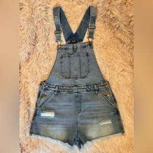 Wild Fable Denim Overall Shorts - M